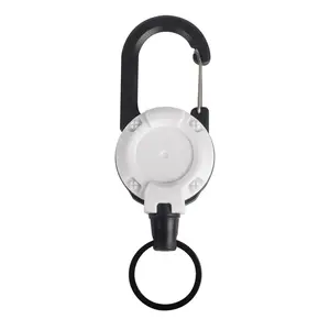 Backpack Wire Rope Luya Retractable Buckle Outdoor Fishing Accessories Anti-lost Hand Rope Easy Pull Buckle Backpack Key Pendant