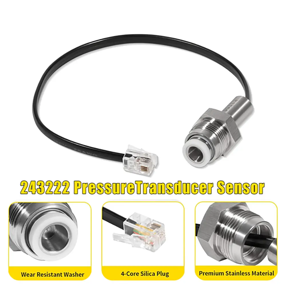 243222 Stainless Steel Corrosion-Proof Pressure Sensor - Airless Sprayer Pressure Transducer for Graco Airless Paint Sprayers 190ES,390,395,490,495,595,695,795,1095,1595,3400,3900,5900,7900 - Car Engine & Transmission Repair Tool