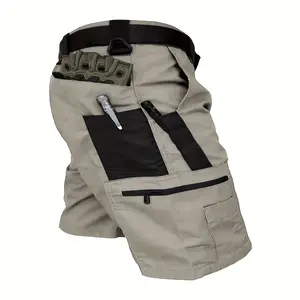 [Tactical Cargo Shorts] Durable, Lightweight Men's Tactical Shorts | Multi-Pocket High Quality Outdoor for Camping, Hiking, Fishing & Hunting with Adjustable Waistband, Hiking Gear (No belt)