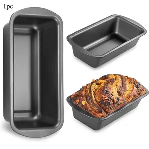 Rectangular Cake Mold, Carbon Steel Non-Stick Bread Box, Oven Baking Tool, Home Use, Toast Mold, Rectangular Loaf Pan