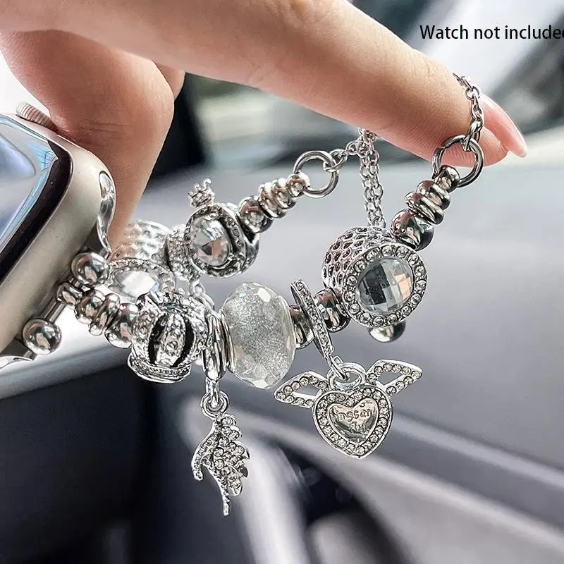 Creative Watch Band (Band Only), 1 Count Fashionable Watch Band for Women & Girls, Wearable Accessories Compatible with Apple Watch Series 9/8/7/6/5/4