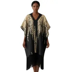 Women's Luxury African Kaftan Dress – Elegant Pleated Maxi Evening Gown