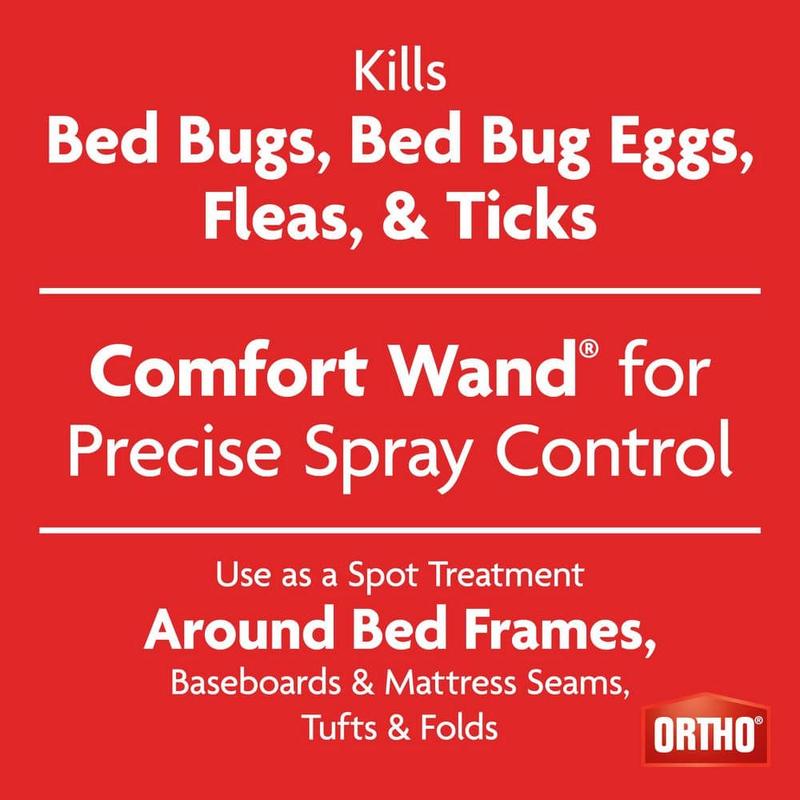 Home Defense Max Bed Bug, Flea and Tick Killer 1 gal. Indoor Spray Bedbug, Flea and Tick Killer with Comfort Wand