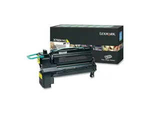 Lexmark X792X1YG Extra High Yield Return Program Toner Cartridge - Yellow