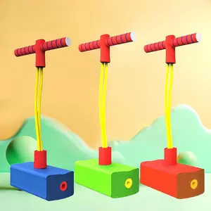 Kids Balance Beam Jumping Stick, High Jump Training Toy, Elastic Bounce Trainer for Kids, Fun & Safe Design
