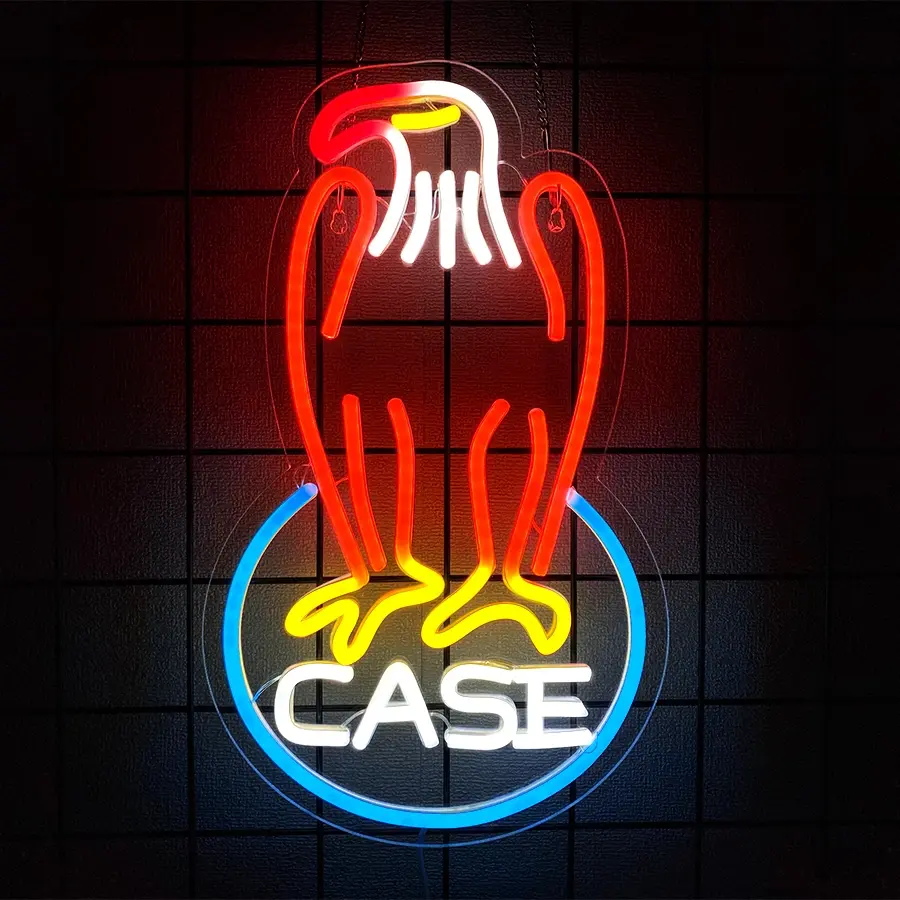 Eagle Neon Signs for Wall Decor, Eagles Logo Neon Light, LED Decor for Man Cave, Game Room, Bar, Birthday, Christmas Gifts