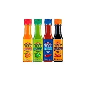 Mexico Lindo Salsa. Different flavors to choose from. Habanero , Habanero Verde, Salsa Negra, or 7 Mares Sauce