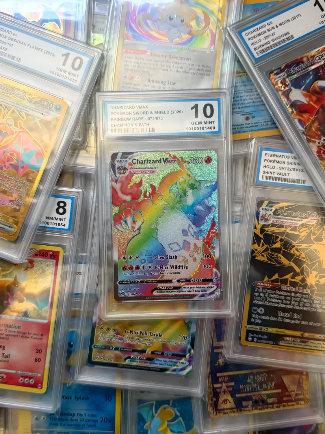 one random psa graded and authenticated encased pokemon card (Perfect for Display) Toys & Games Mystery PSA/BGS/CGC Graded and Authenticated