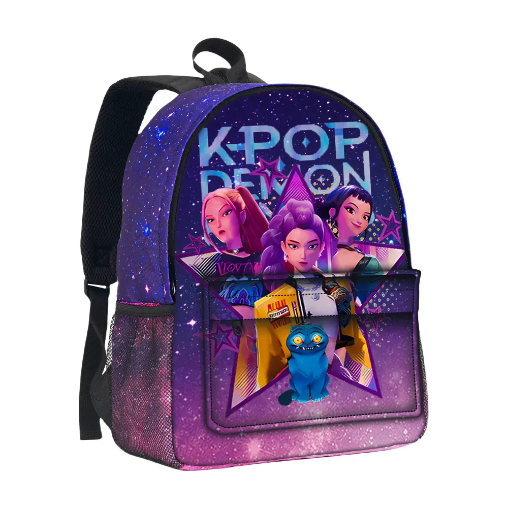 3D Printed K-Pop Cartoon Backpack, Large Capacity Children's Backpack | Student Backpack, Suitable for Children and Teenagers. Back-to-School Backpack