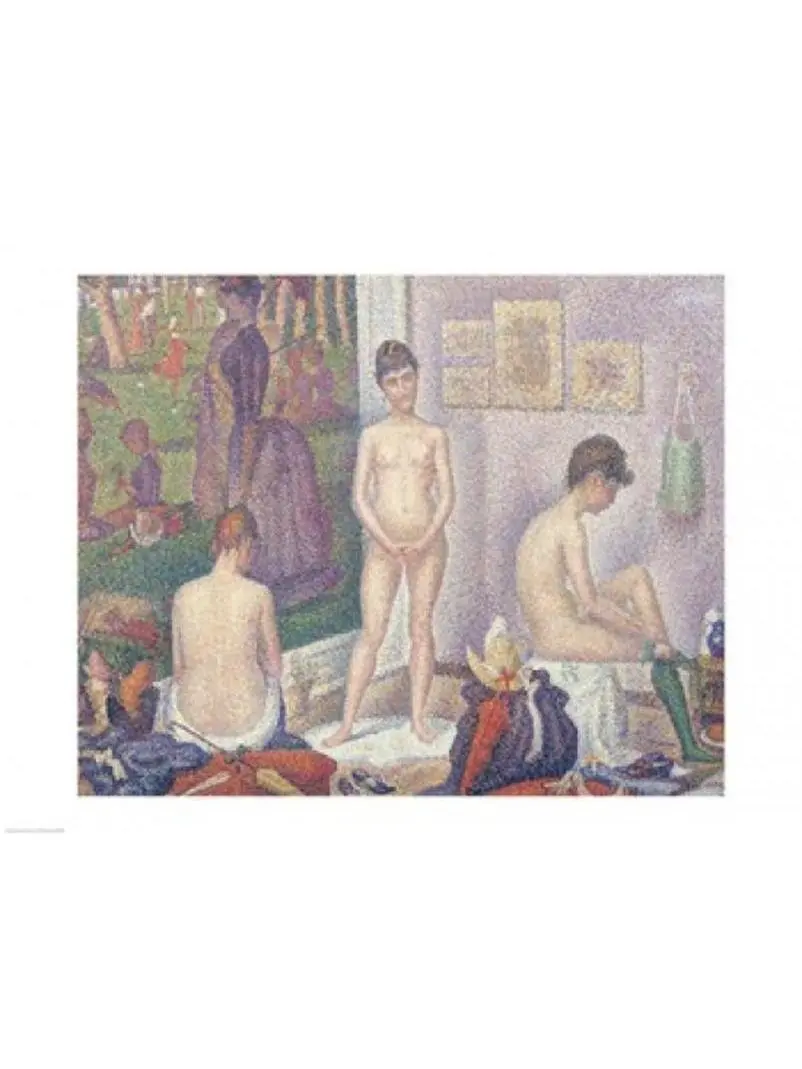 Posterazzi BALXIR699 The Models 1888 Poster Print by Georges Seurat - 24 x 18 in.