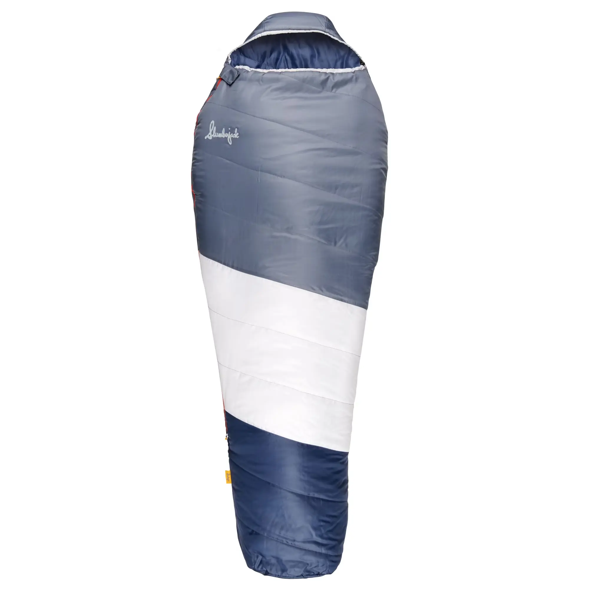 Mummy-shaped sleeping bag, 40 degrees, 33" x 84"