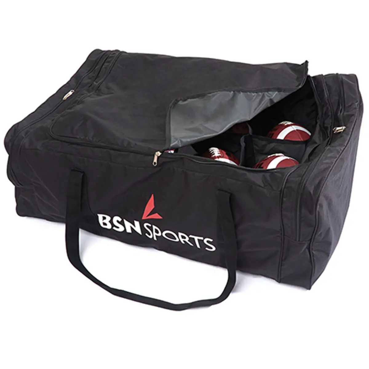 SSN  BSN Sports Football Bag, Shoulder Strap, 3.52 Lbs, 600 Denier Polyester