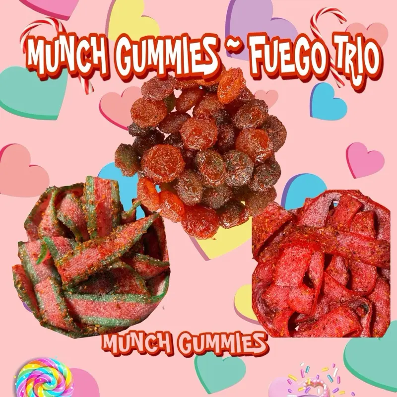 Munch Gummies ~  Fuego Trio