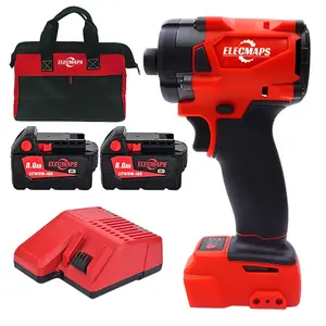 1/4" Brushless Impact Driver - 3,200 RPM & 3,800 IPM , Red and Black 1/4" Brushless Impact Driver - 3,200 RPM & 3,800 IPM , Red and Black