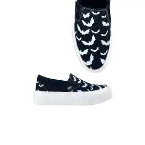 Chill Bat Platform Sneakers [BLACK/WHITE]