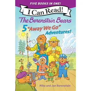 The Berenstain Bears: Five "Away We Go" Adventures! (I Can Read Level 1) by Mike Berenstain||Mike Berenstain||Jan Berenstain [Paperback Book]