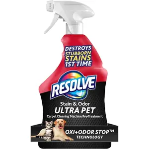 Pet Odor and Stain Remover Spray – Carpet Cleaner for Cat and Dog Urine and Poop, 32oz