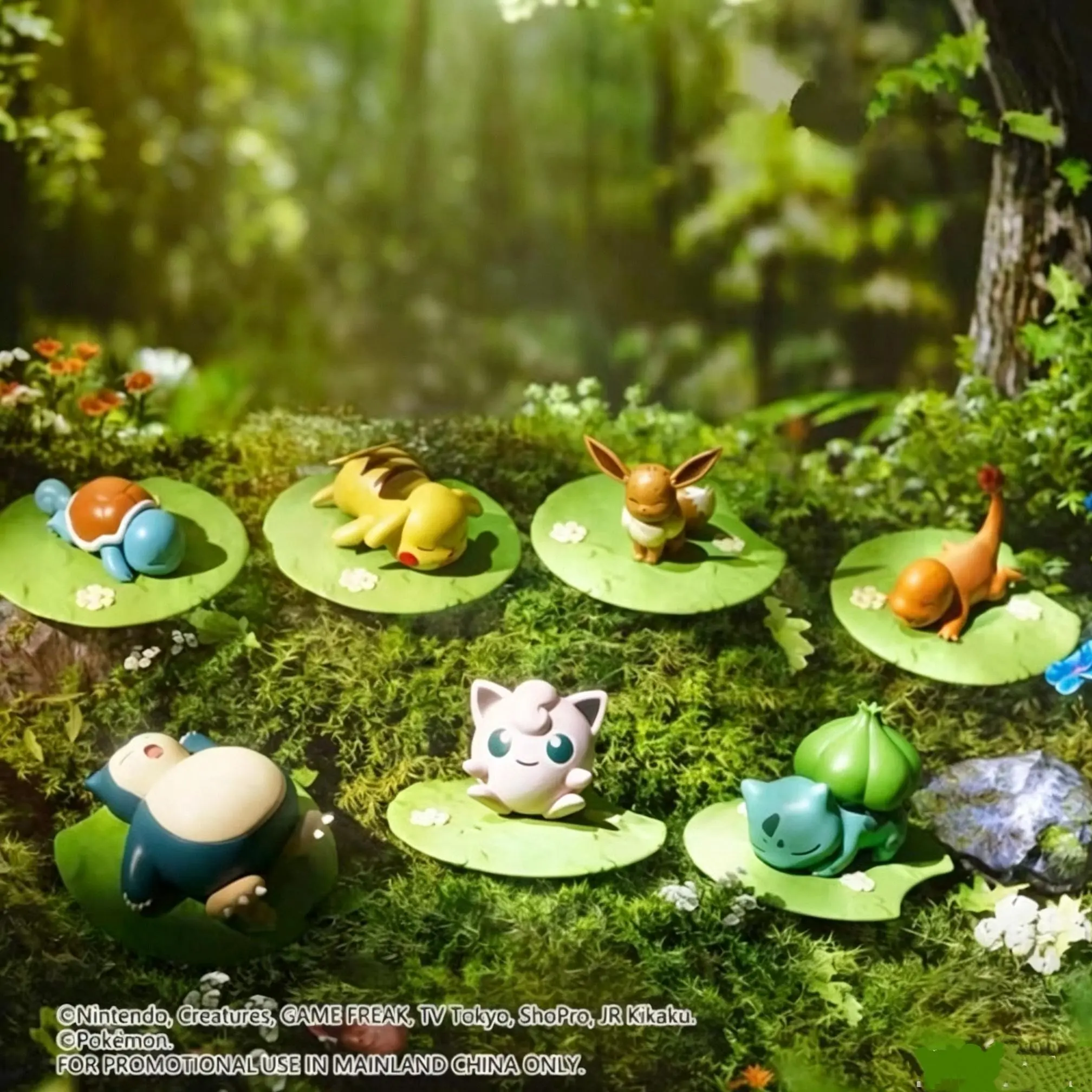 Pokémon Lawn Style Figurine cute grass scene decorative figure with vibrant base design fun desk display piece to add a lively touch to your room and shelf backtoschool, Back To School