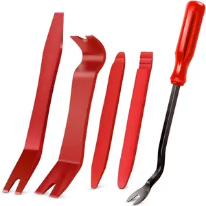 5 PCS Car Trim Removal Tool Kit, 5 Counts/set No-scratch Removal Tool Kit for Car Panel & Audio Dashboard Dismantle, Professional Car Body Repair Tool, Car Repair Tools