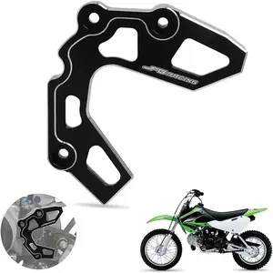 Dirt Bike Sprocket Guard Chain Cover Case Saver Guard Protection CNC for Kawasaki KLX110 2002-2023 KLX110L 2002-2023 DRZ110 2003-2006