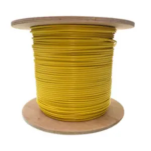 Cable Wholesale 10F1-0012H 2000 ft. Zip Cord Fiber Optic Cable - OS2 9 & 125 Singlemode - Corning - Yellow