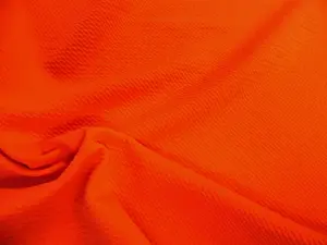 Bullet Textured Liverpool Fabric 4 way Stretch Orange T38