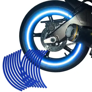 Motorcycle Wheel Rim Reflective Sticker, Motorcycle Wheel Decal, Universal Motorcycle Car Decoration Accessories, Tire Sticker, Vehicle, Automotive