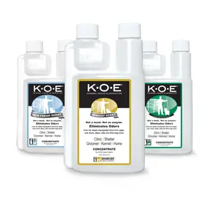 K.O.E. Scent Bundle (3 Piece) Kennel Odor Eliminator Apricot, Fresh Scent and Original 16 oz - Deodorizing 3 Pack Bundle