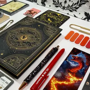 Dragon Theme Bookish Bundle Hard Cover Notebook