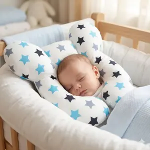 U-Shape Breathable Baby Head Support Pillow: 3D Mesh Neck Cushion for Car Seat & Stroller, Adjustable Infant Travel Pillow for Newborns & Toddlers, Secure Comfort, Easy Install, Keeps Cool, Long Trip Safe