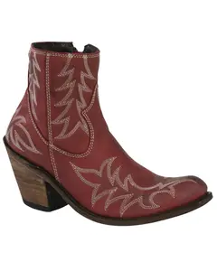 Liberty Black Women's Vegas Rojo Fashion Booties Round Toe - Lb-712313 Rojo