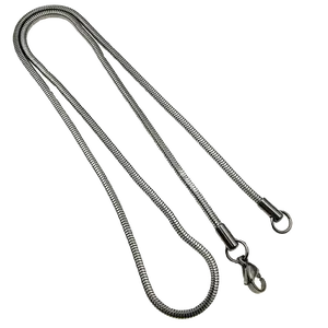 Elegant Silver-Toned Rust-Resistant Long Flexible Flat Chain Jewelry Necklace – Timeless Costume Jewelry for Versatile Occasions, Chain Jewelry Necklaces, Flat Chain Necklaces
