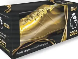 2025-26 Topps Premier League EPL Debut Edition Golden Boot Tin *SHIPPED SEALED*