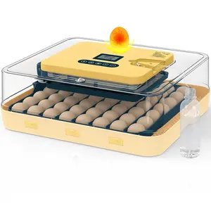 56 Egg Incubator for Hatching Eggs, Egg Incubators with Automatic Egg Turning, Temperature and Humidity Control, Egg Candler, Automatic Water Bottle Refill, Incubator for Chicken, Ducks, Goose