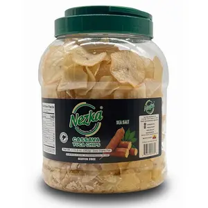 Nezka Cassava Yuca Chips  Crunchy Snacks and Side Dish  Gluten Free, Vegan, NonGMO  13.5 Oz