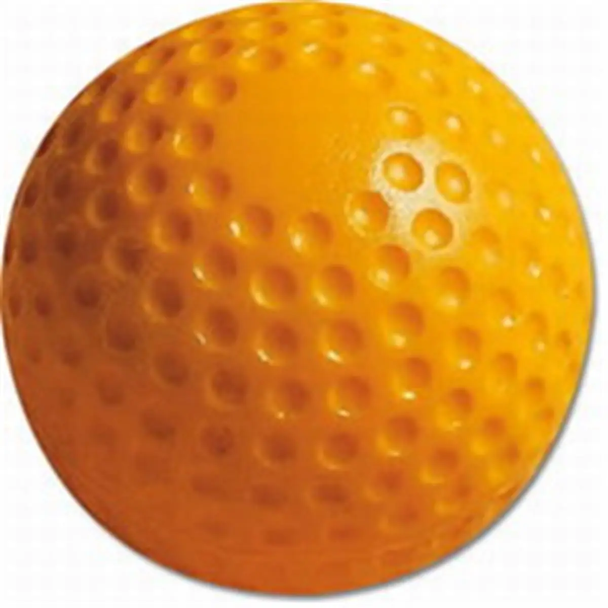 MacGregor 12-Inch Dimpled Polyurethane Softball, Durable Yellow Training Ball, Safe for Aluminum Bats (Baseball & Softball Equipment), Softball/Baseball
