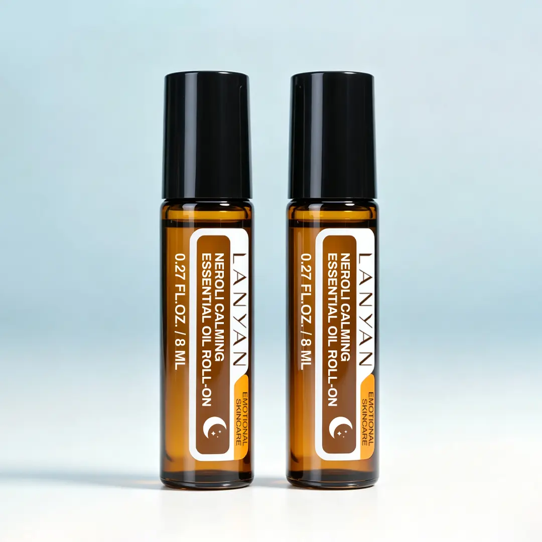 LANYAN Neroli Calming Roll-On Oil-Natural Pre-Diluted Sleep Oil for Nighttime Relaxation Repair Skin & Soothe Mood Gentle & Skin-Friendly Formula