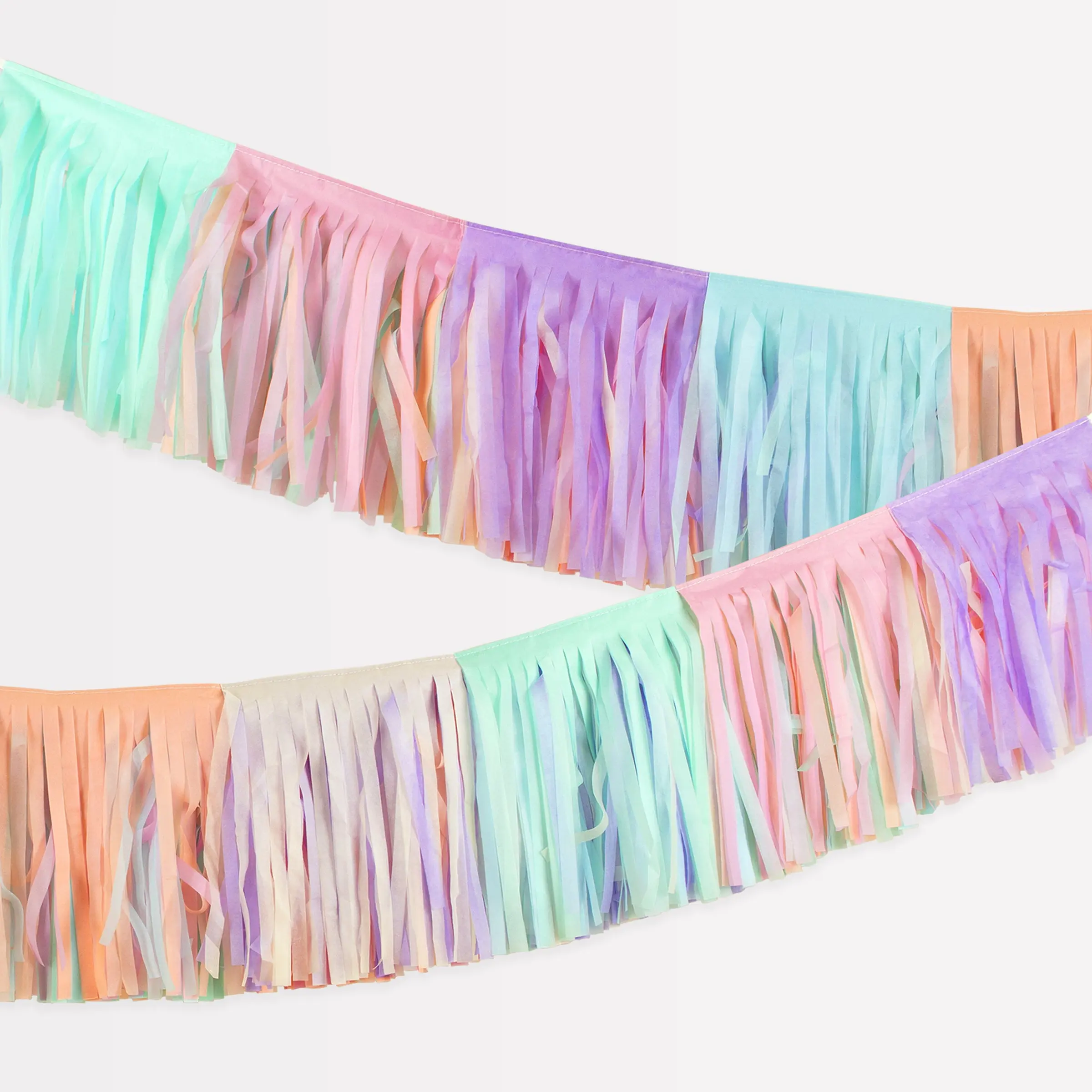 Pastel Fringe Party Garland