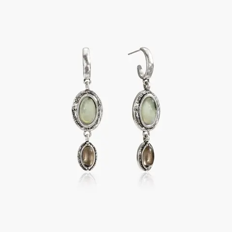 en route Moss Amulet Earrings, Nature-inspired Vintage Jewelry for Daily Wear, Versatile Piece Essential Designed for Statement Styling