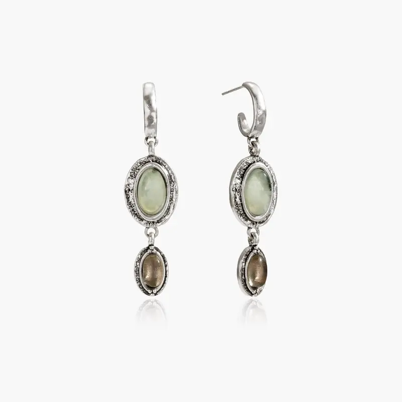 en route Moss Amulet Earrings, Nature-inspired Vintage Jewelry for Daily Wear, Versatile Piece Essential Designed for Statement Styling