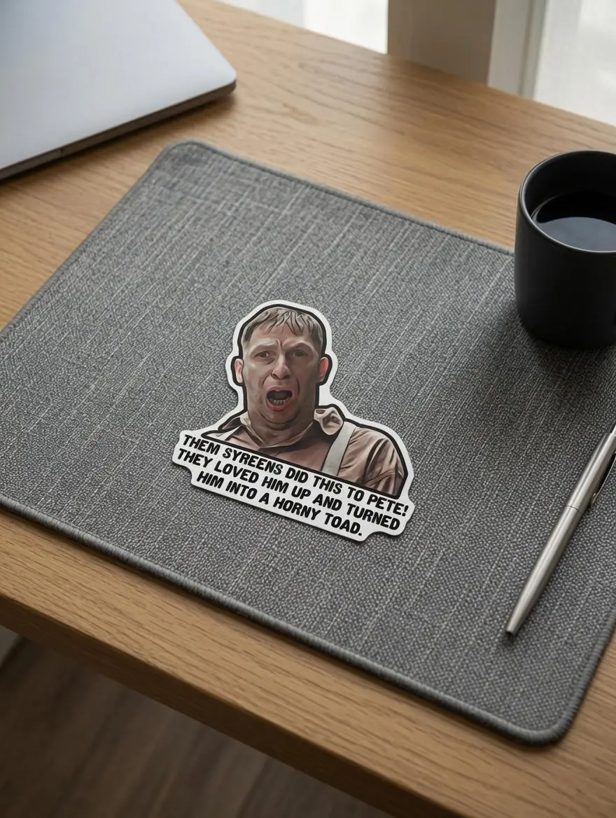 O Brother Where Art Thou Delmar “Loved Him Up” Sticker