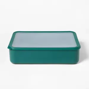 Large Cookie Food Storage Container - Dark Green