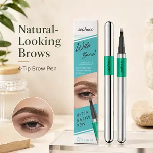 4-Prong Eyebrow Pencil  Natural, Smudge-Proof, Perfect for Beginners Makeup