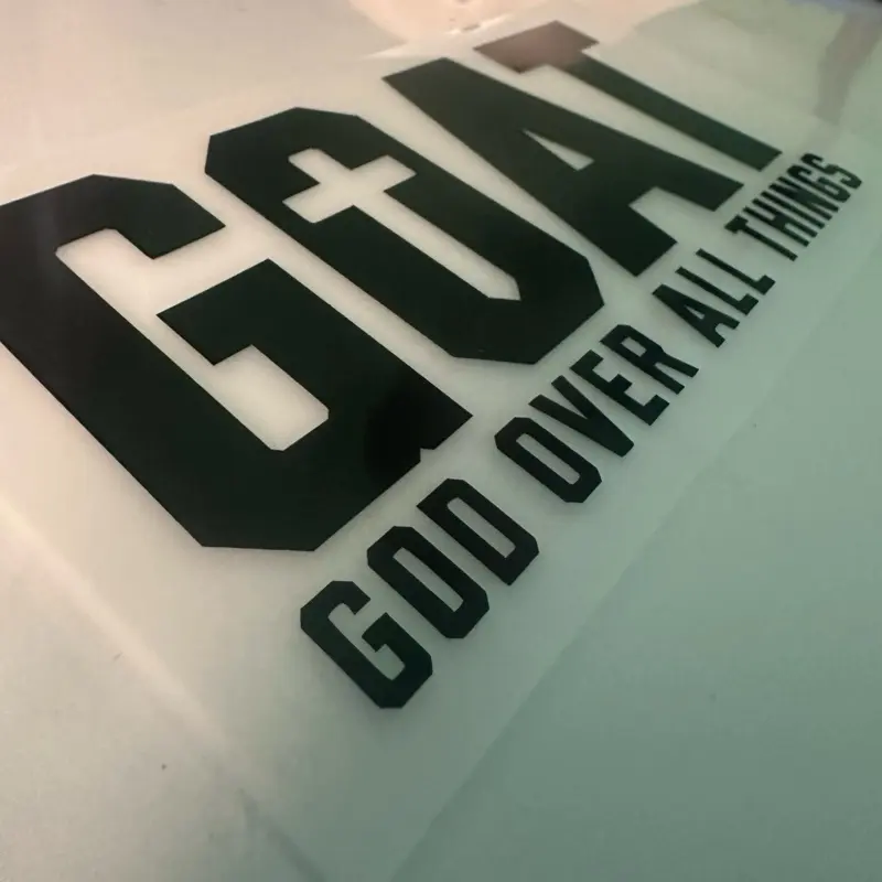 GOAT GOD OVER ALL THINGS Decal - Durable, Weather-Resistant Car Sticker for Cars, Trucks, Motorcycles, Windows, Walls - Easy Installation, Unique Customization Touch