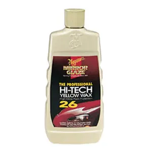 212 MAIN Meguiars M2616 Hi-Tech Yellow Wax - 16 oz. Liquid Car Wax, Automotive Car Detailing Products