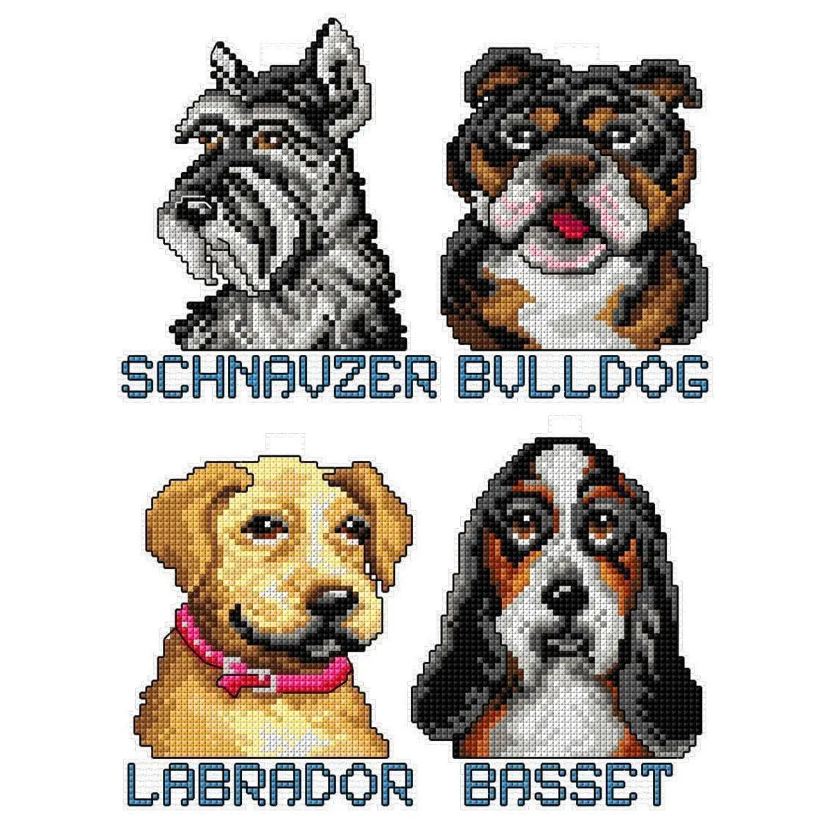 Favorite Dogs Counted Cross Stitch Kit by Crafting Spark 104CS