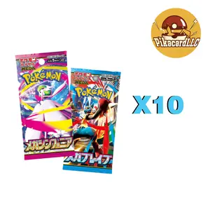 TCG Pokemon Mega Brave & Symphonia Japanese Booster Packs Bundle
