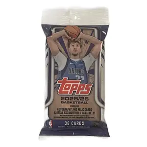 Topps 2025-26 Fat Pack Basketball Autograph & Relic Cards Retail Exclusives Holo Parallels 36 Cards No Cancellation or Refunds