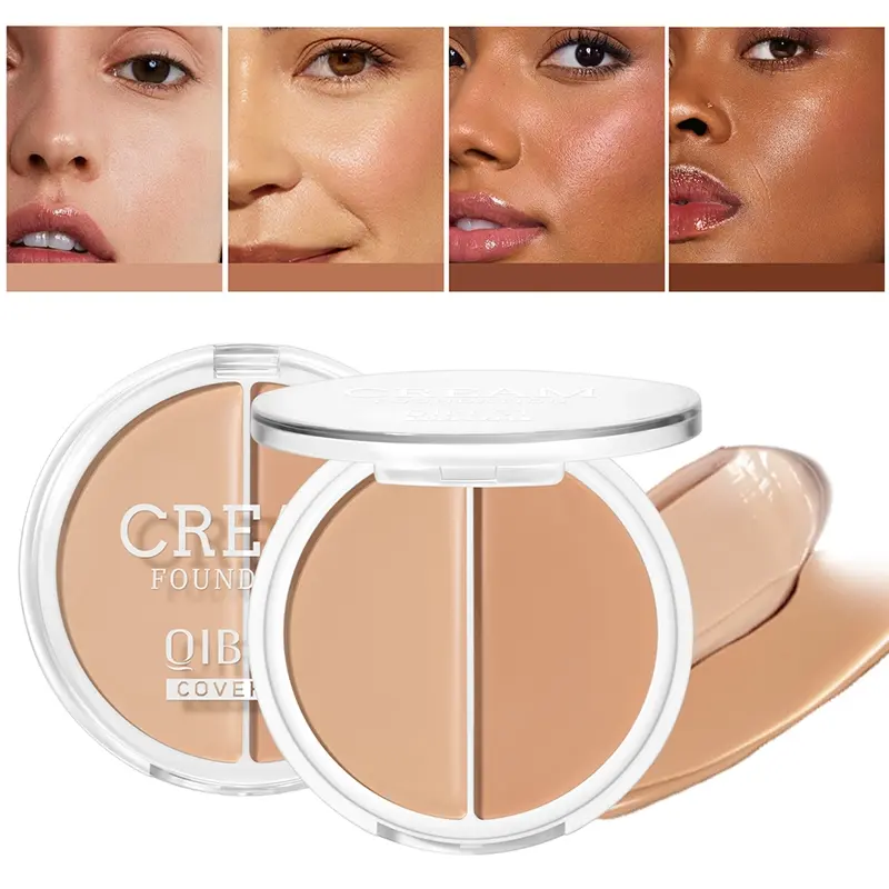 Concealer foundation cream, Balm Foundation, Matte Makeup Cream, Cosmetics Products, with a smooth and easy-to-spread texture, lasts long without fading, and achieves a matte finish