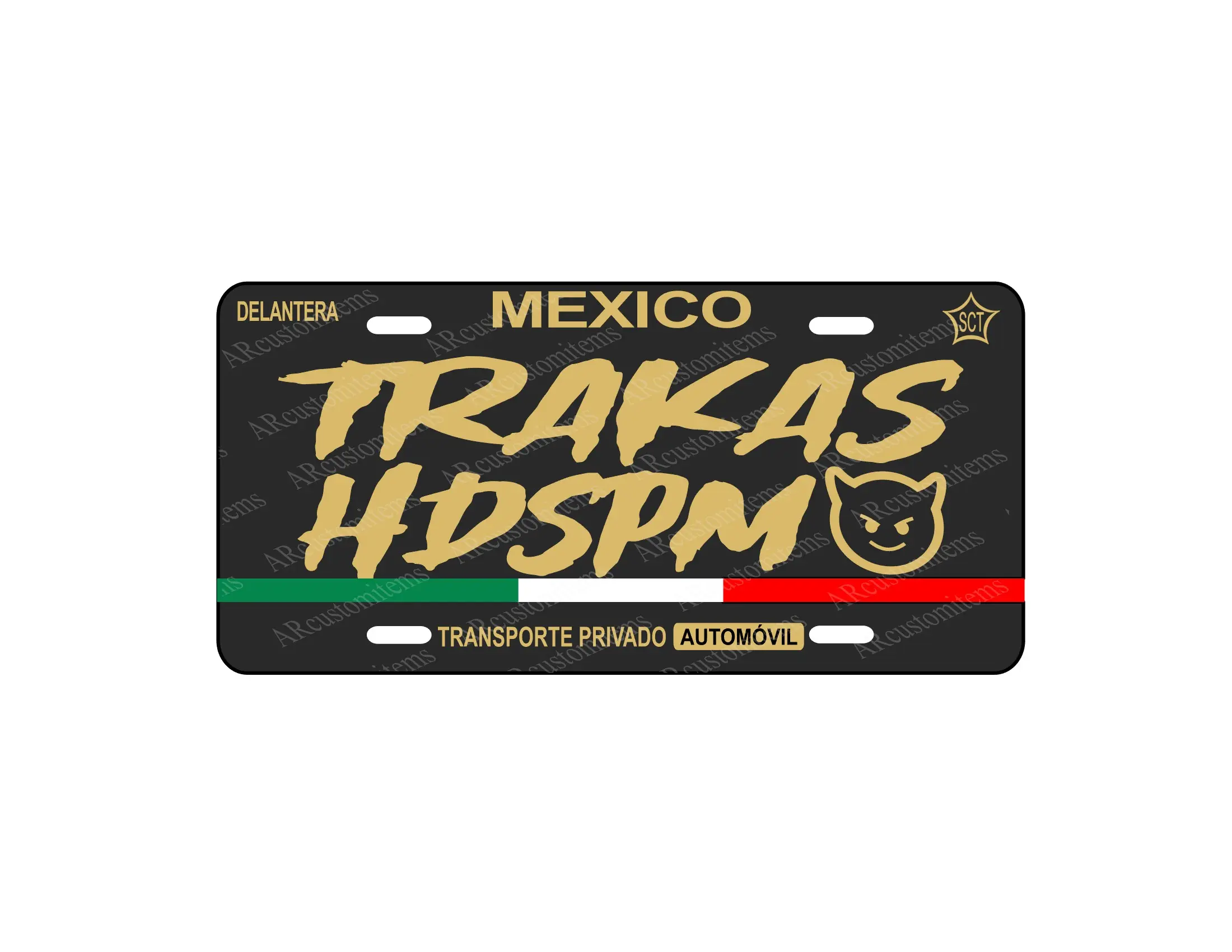 Car Plate Decorative Trakas, Personalized Novelty Car Plate, Personalized Car License Plate Trakas